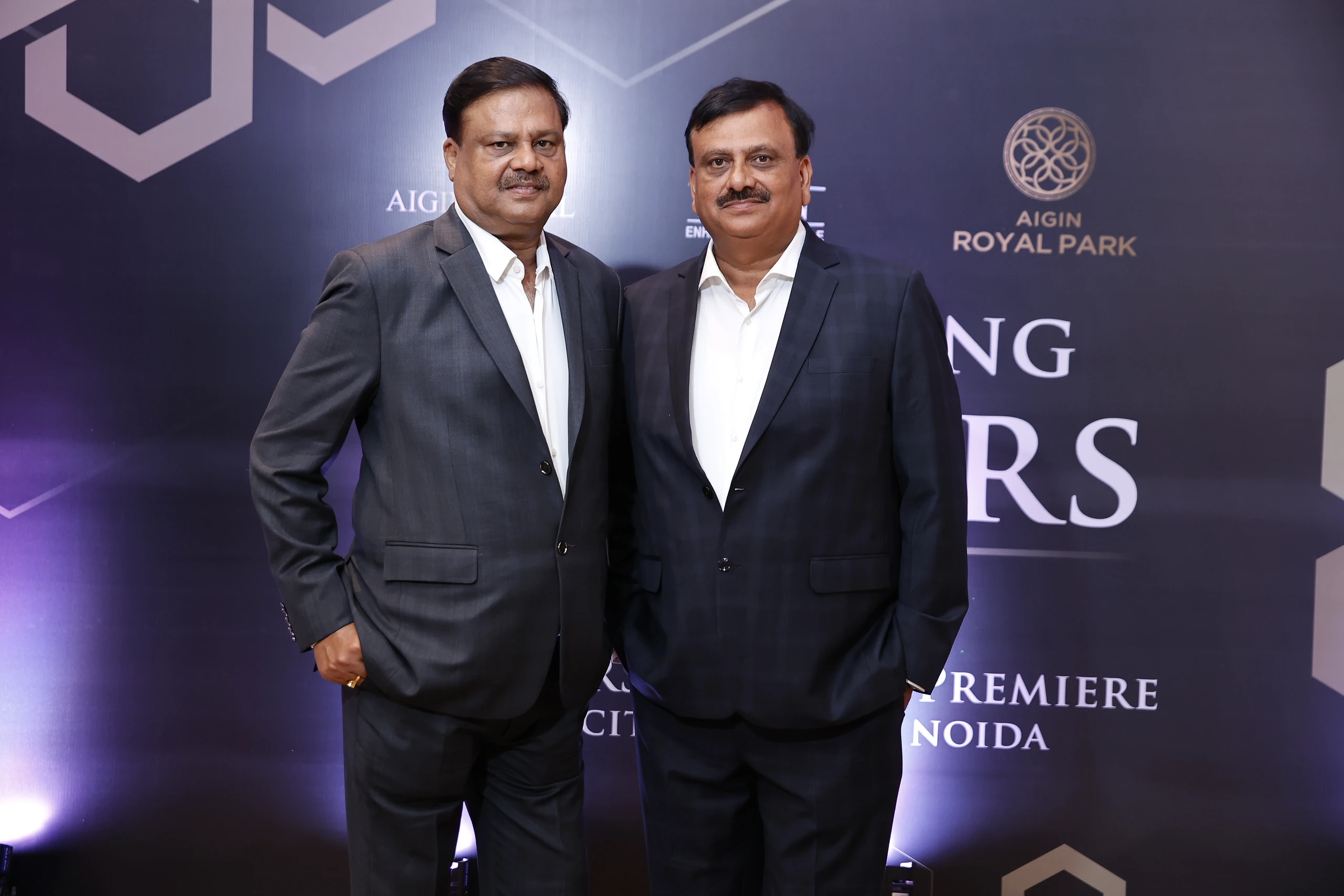Rakesh Aggarwal, Promoter, and Rajeev Aggarwal, Director, of AIG Infratech (India) Pvt. Ltd., the developer of AIGIN Royal Park